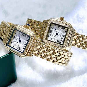Silver Women's Wrist Watch – Vintage Style, Roman Numerals, Adjustable Band, Elegant Gift for Her, Mother's Day Present