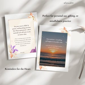 Cartes de Rappels Positifs | Rappels Islamiques & Citations Inspirantes pour Musulmans | Fond d’écran Téléphone et Instagram Stories