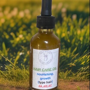 Healthy Hair Oil. Nourishing Growth Treatment