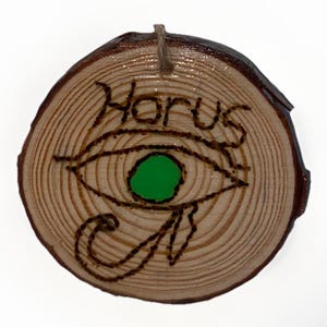 Egyptian Eye of Horus Double Sided Eye of Ra Decor Ornament Wall hanging Wedjat