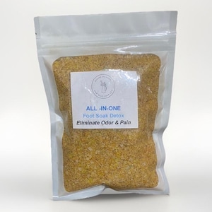 All-In-One Foot Soak Detox Eliminate Oder and Pain. DETOX BATH