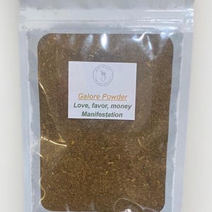 Galore Powder - For Favor Money Manifestation Incense