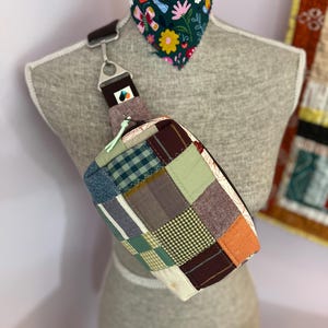 Crossbody quilted bag, belt bag, fanny pack, sling bag, handmade