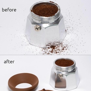 Kit de dosage express pour cafetière italienne imprimé en 3D, support pour entonnoir à café, accessoire de barista (bioplastique PLA) image 8