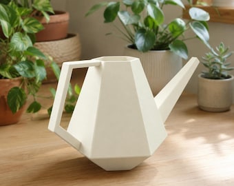 Watering Can, Geometric Plant Pourer, Houseplant Care Gift, Modern Garden Decor