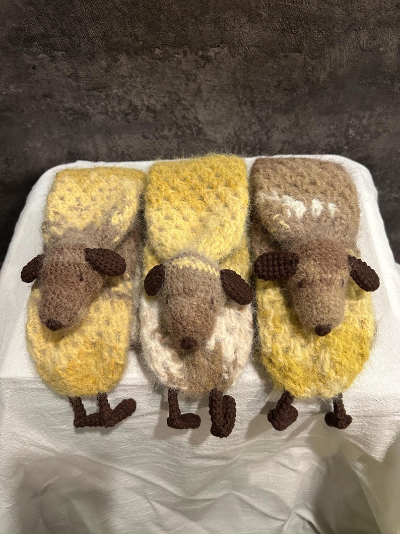 Crochet Dachshund Scarf, Sausage Dog Scarf, Handmade Scarf, Cute Winter Neck Scarf, Dog Lover Gift image 15
