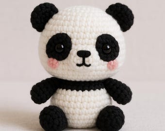 Crochet/Amigurumi Pattern Panda PDF Instant Download