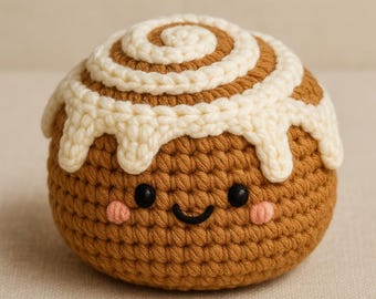 Crochet/Amigurumi Pattern Cinnamon Bun PDF Instant Download