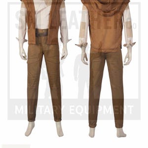 Men’s Hero Cosplay Costume Set – Full Outfit with Wool Vest & Leather Belt – Sci-Fi Halloween, Carnival Suit&quot;