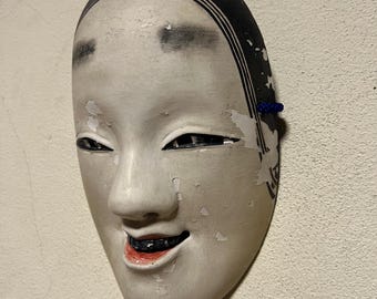 大鬼神 能面 | 大鬼神 | 手彫り・手描き木製 | スタイルB ヤギ毛