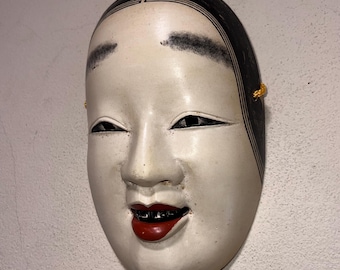 大鬼神 能面 | 大鬼神 | 手彫り・手描き木製 | スタイルB ヤギ毛