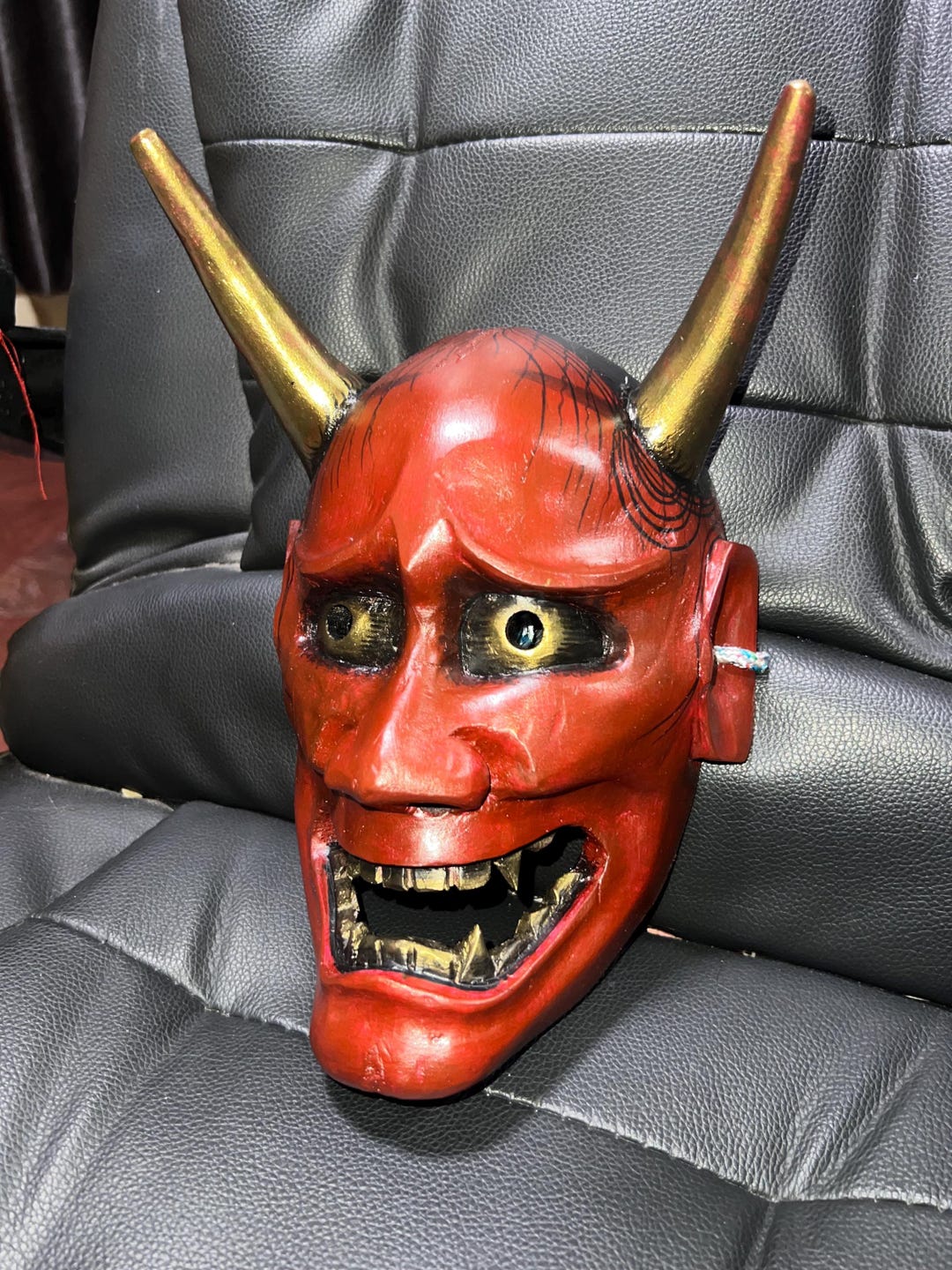 Authentic Hand-carved Wooden Hannya Mask 般若 | Japanese Noh Theater Oni ...