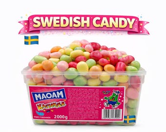 Maoam Kastanjer Chestnuts Chewy Fruity Swedish Candy | Pick n Mix