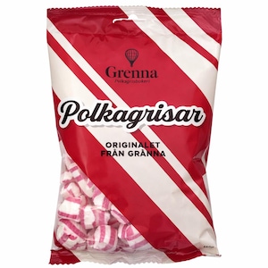 Polkagrisar – Balas de Hortelã Suecas | Doces Tradicionais Artesanais | Palitos de Bala Vermelhos e Brancos | Guloseima Nórdica à Moda Antiga