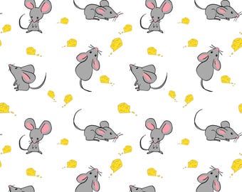 Maus und Käse Musterdesign