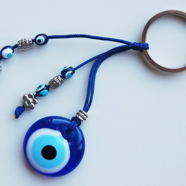 Evil Eye Handmade Glass Bead Key Chain