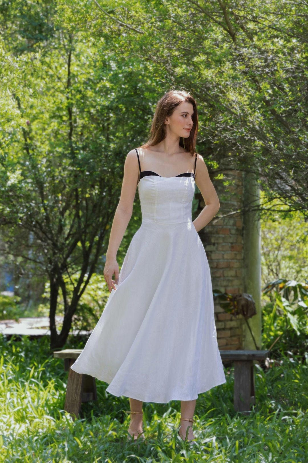 maribel linen dress Maribel Linen Dress