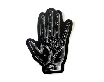 Vintage Palmistry Mystical Waterproof Sticker