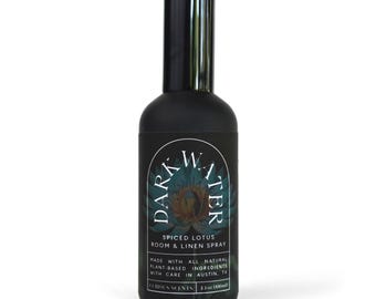 Dark Water Spiced Lotus Botanical Room and Linen Spray / Essential Oil Spray