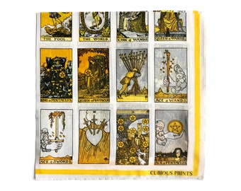 100% Silk Scarf Tarot Card Bandana 17x17