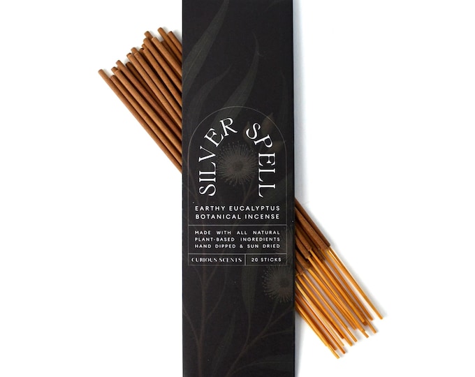 Featured listing image: Silver Spell Earthy Eucalyptus Botanical Incense Sticks / All-Natural Home Scent
