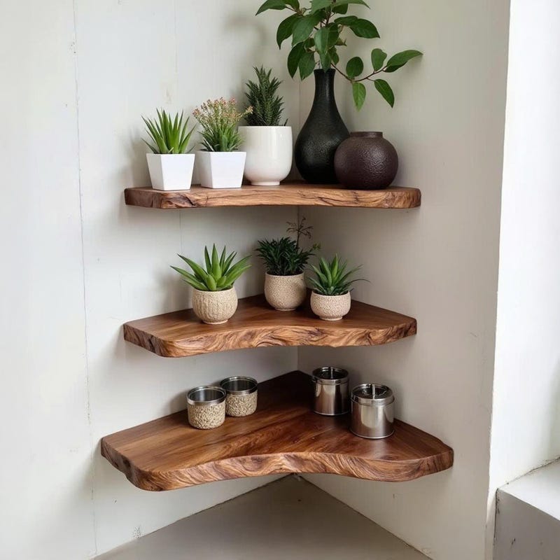 Corner Shelves Unique - Etsy UK
