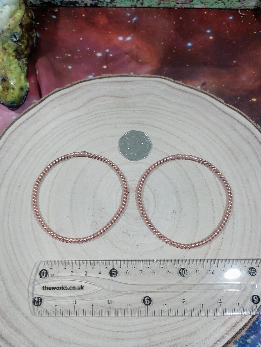 Pair of 3/8 Lost Cubit Tensor Rings – Ladies Size – Handmade Copper ...