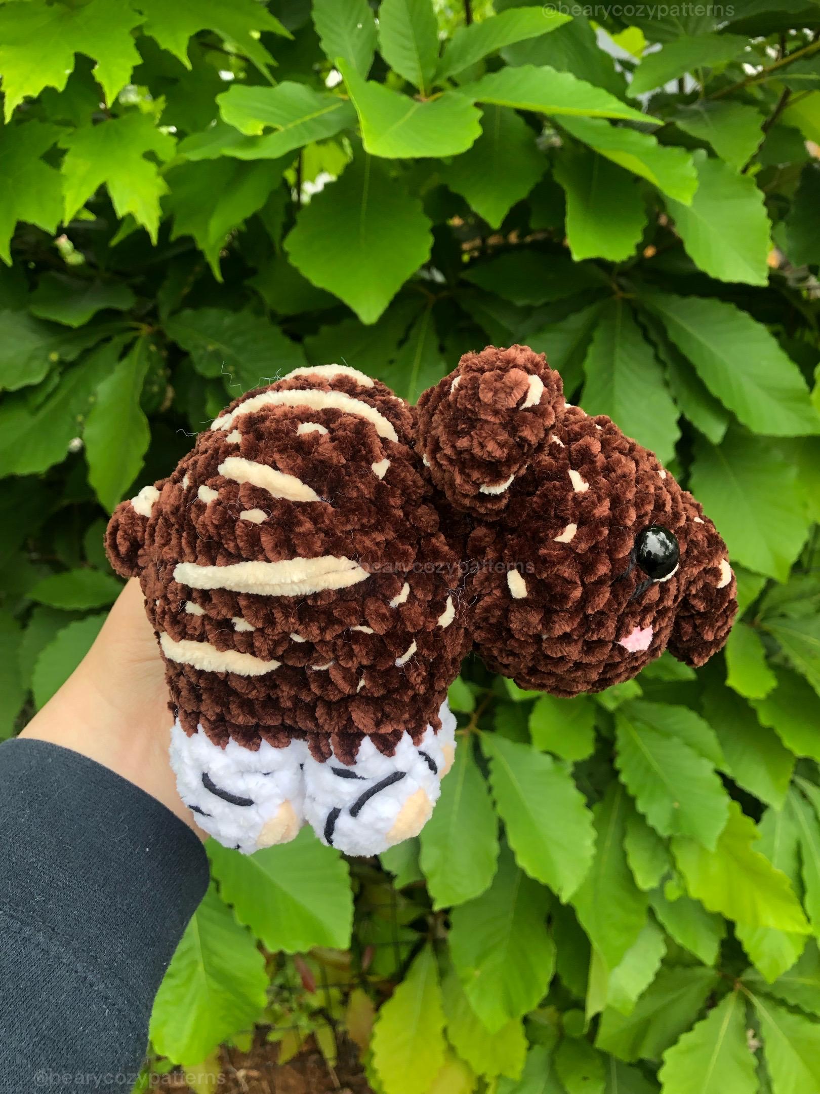 Tate the Tapir Crochet Plushie Pattern - Etsy