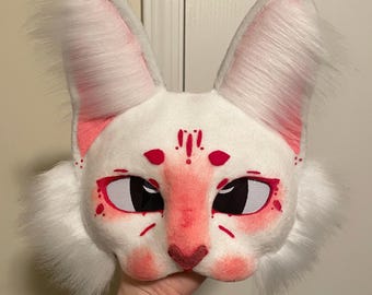 Masque préfabriqué Lapin Therian Kitsune