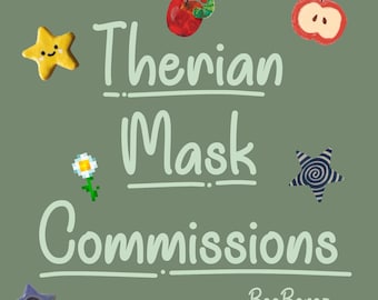 Currently Closed - Therian Mask Commissions - MESSAGE BEFORE BUYING!!