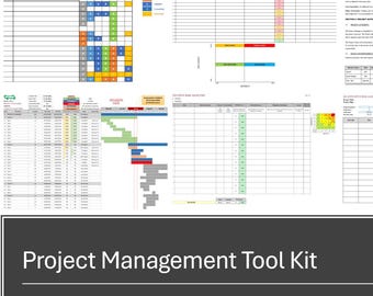Project Management Templates | PMP Planning Toolkit | Project Plan Excel & Docs | Gantt Chart | Risk Register