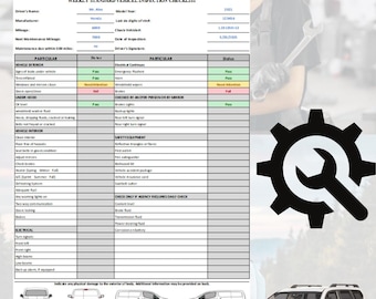 Printable Vehicle Maintenance Inspection Checklist – Interior, Exterior, Fluids & Electrical