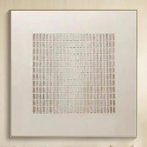 Beige Texture Wall Art Beige 3D Minimalist Painting Neutral Plaster Painting Wabi Sabi Wall Art Beige Texture Painting Modern Minimalist Art