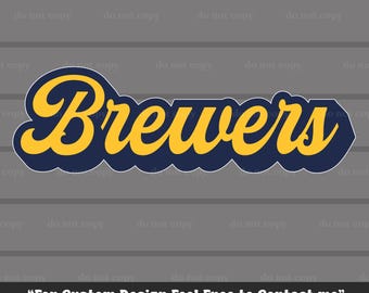 Brewers SVG PNG, Game Day, Brewers Baseball, Digital download, Cut File, Cricut, Baseball PNG, Best for Printing, Shirt, Mug, Baseball Gifts