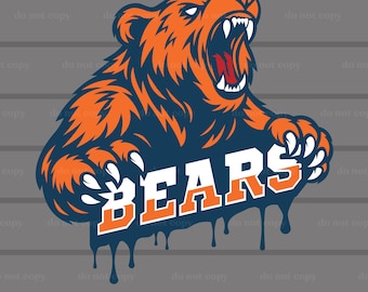 Bears PNG, Bears SVG, Bears Mascot, Bears Vector, Bears Svg Cricut, Bears Cutfile, Eps, Bears T-shirt, Bears Logo, Bears Digital Download