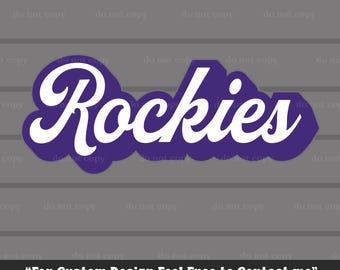 Rockies SVG PNG, Día de juego, Béisbol de los Rockies, Descarga digital, Archivo de corte, Cricut, Béisbol PNG, Regalos de béisbol, Ideal para imprimir, Camiseta