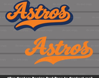 レトロなアストロズのタイポグラフィ、アストロズのSVG PNG、カットファイル、Cricut、ベクター、野球PNG、アストロズの試合日、野球Tシャツのデザイン、デジタルダウンロード
