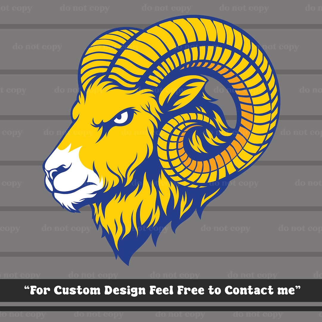 Rams SVG, Rams Layering Design, Rams Cricut, Rams Cut File, Rams PNG ...