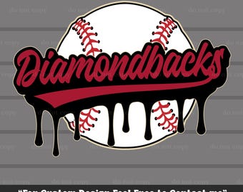 Diamondbacks SVG PNG, Diamondbacks Baseball, Descarga digital, Archivo de corte, Cricut, Béisbol PNG, Regalos de béisbol, Día de juego, Ideal para imprimir