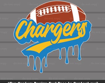 Chargers SVG PNG, Chargers Football, Digital download, Cut File, Cricut, Football PNG, Football Gifts, Game Day, Best for Printing, T-shirt