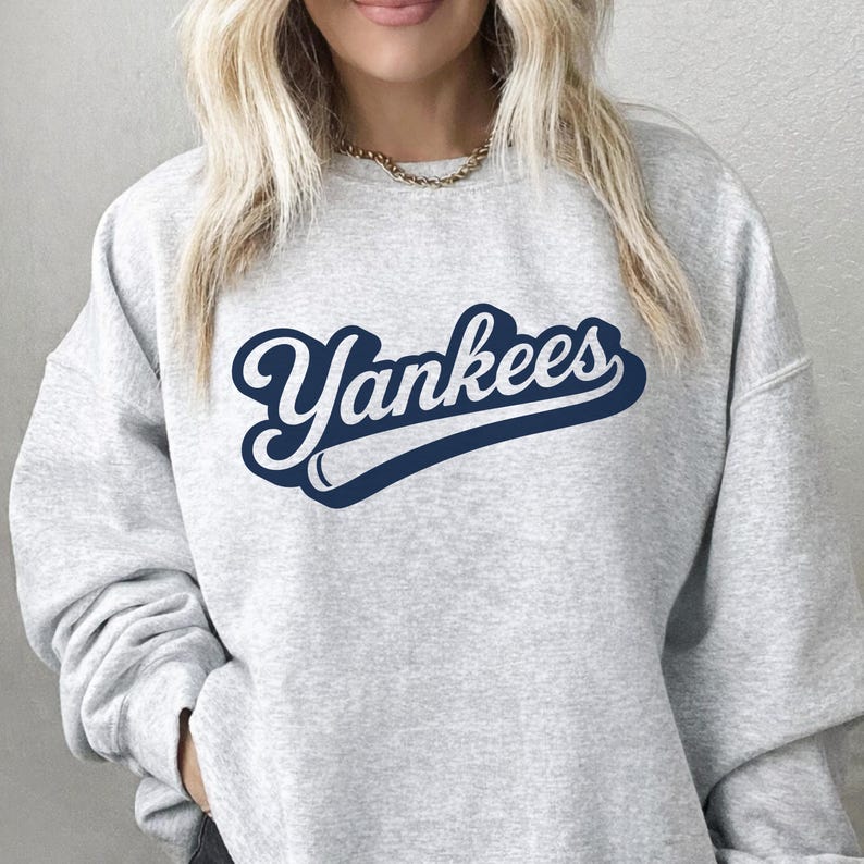 Yankees SVG PNG Bundle, Game Day, Retro Yankees Typography, Digital ...