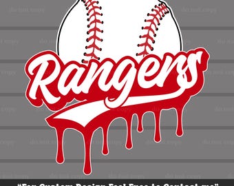Rangers SVG PNG, Rangers Béisbol, Descarga digital, Archivo de corte, Cricut, Béisbol PNG, Regalos de béisbol, Día de juego, Ideal para imprimir, Camiseta