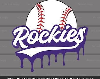 Rockies SVG PNG, Rockies Baseball, Descarga digital, Archivo de corte, Cricut, Béisbol PNG, Regalos de béisbol, Día de juego, Ideal para imprimir, Camiseta