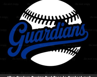 Guardians SVG PNG, Game Day, Retro Guardians Typography, Digital download, Cut File, Cricut, Vector, Baseball Png, Guardians Decal Design