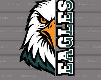 Águilas PNG, Águilas SVG, Águilas SVG Cricut Cutfile, Mascota de las Águilas, Vector de las Águilas, Logotipo de las Águilas, EPS, Sublimación de las Águilas, Camiseta de las Águilas, Taza