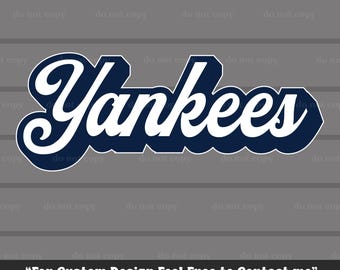 Yankees SVG PNG, Día de juego, Béisbol Yankees, Descarga digital, Archivo de corte, Cricut, Béisbol PNG, Regalos de béisbol, Ideal para imprimir, Camiseta