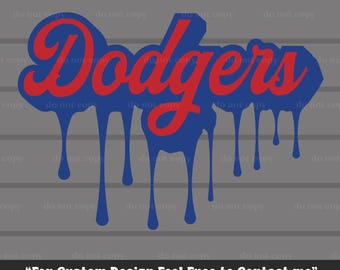 Dodgers SVG PNG Drip, Día de juego, Béisbol de los Dodgers, Béisbol PNG, Regalos de béisbol, Descarga digital, Archivo de corte, Cricut, Ideal para imprimir, Camiseta