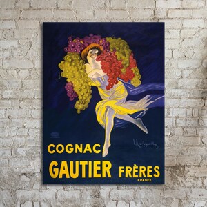 Lienzo de gran tamaño, Leonetto Cappiello, cartel publicitario vintage, arte en lienzo grande, arte mural francés, impresión Art Decó, obras de arte de comida y bebida.