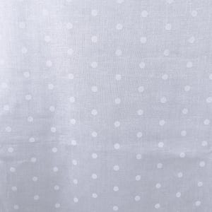 White Cotton Fabric: Lightweight 1/4&quot; Dot Print, 43&quot; Wide - Quilting & Sewing