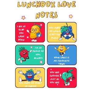 Notas de amor para la lonchera